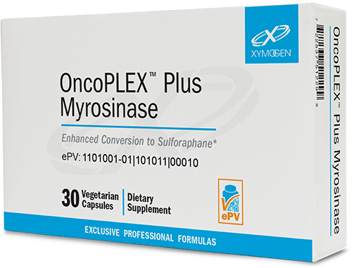 OncoPLEX Plus Myrosinase (We will no longer be carrying this supplement.  It has been substituted with BrocColinate Activated.